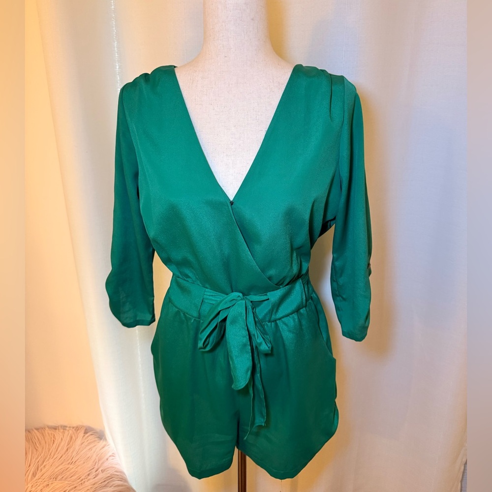 Elegant Green Women's Jumpsuit